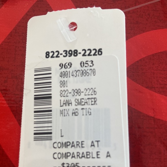 NEW Rails Lana Mixed Abstract Tiger Cashmere Blend Sweater in Large - Picture 8 of 10